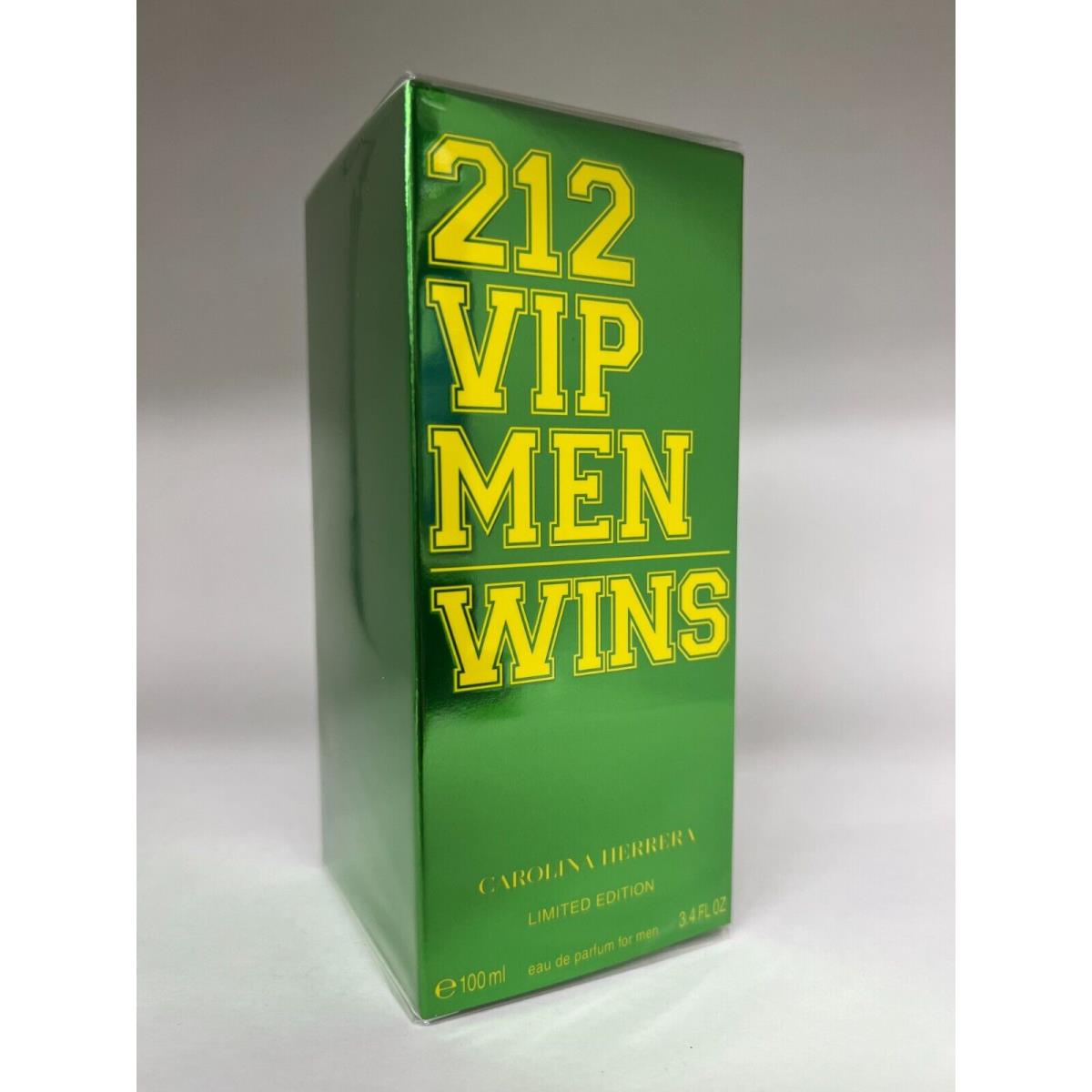 212 Vip Wins Carolina Herrera 3.4 Oz 100ml Edp Spray Limited Edition For Men