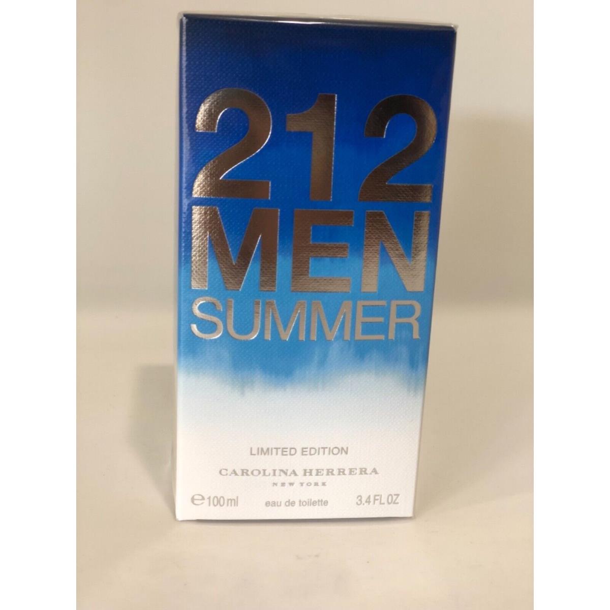 212 Summer 3.4 oz Edt Limited Edition by Carolina Herrera For Men