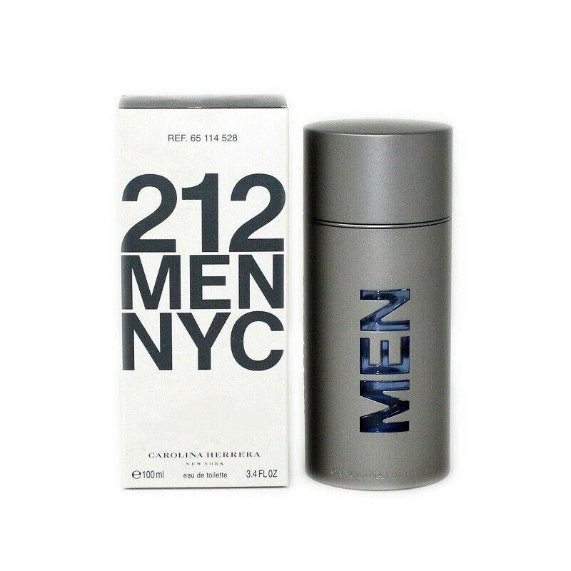 212 Nyc Carolina Herrera Men 3.4 oz 100 ml Eau De Toilette Spray Same AS Photo