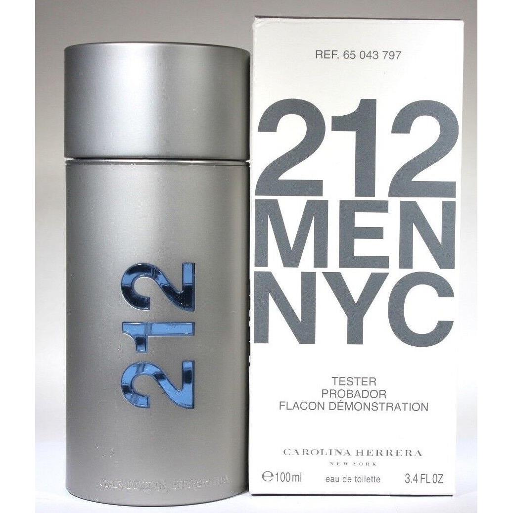 212 Men Nyc BY Carolina Herrera 3.3OZ Edt Spray For Men IN UN Box