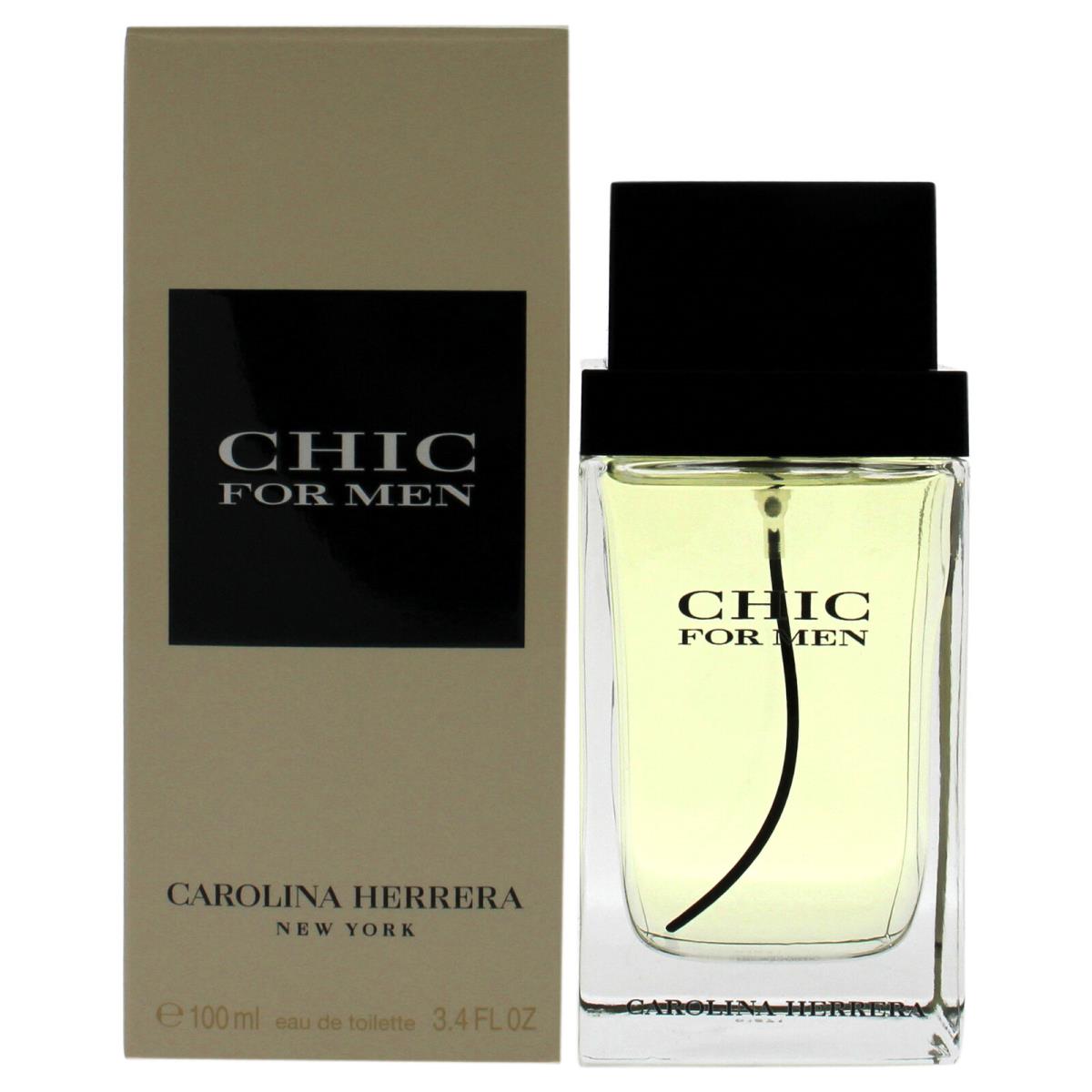 Chic by Carolina Herrera - 3.4 oz Edt Spray Cologne For Men