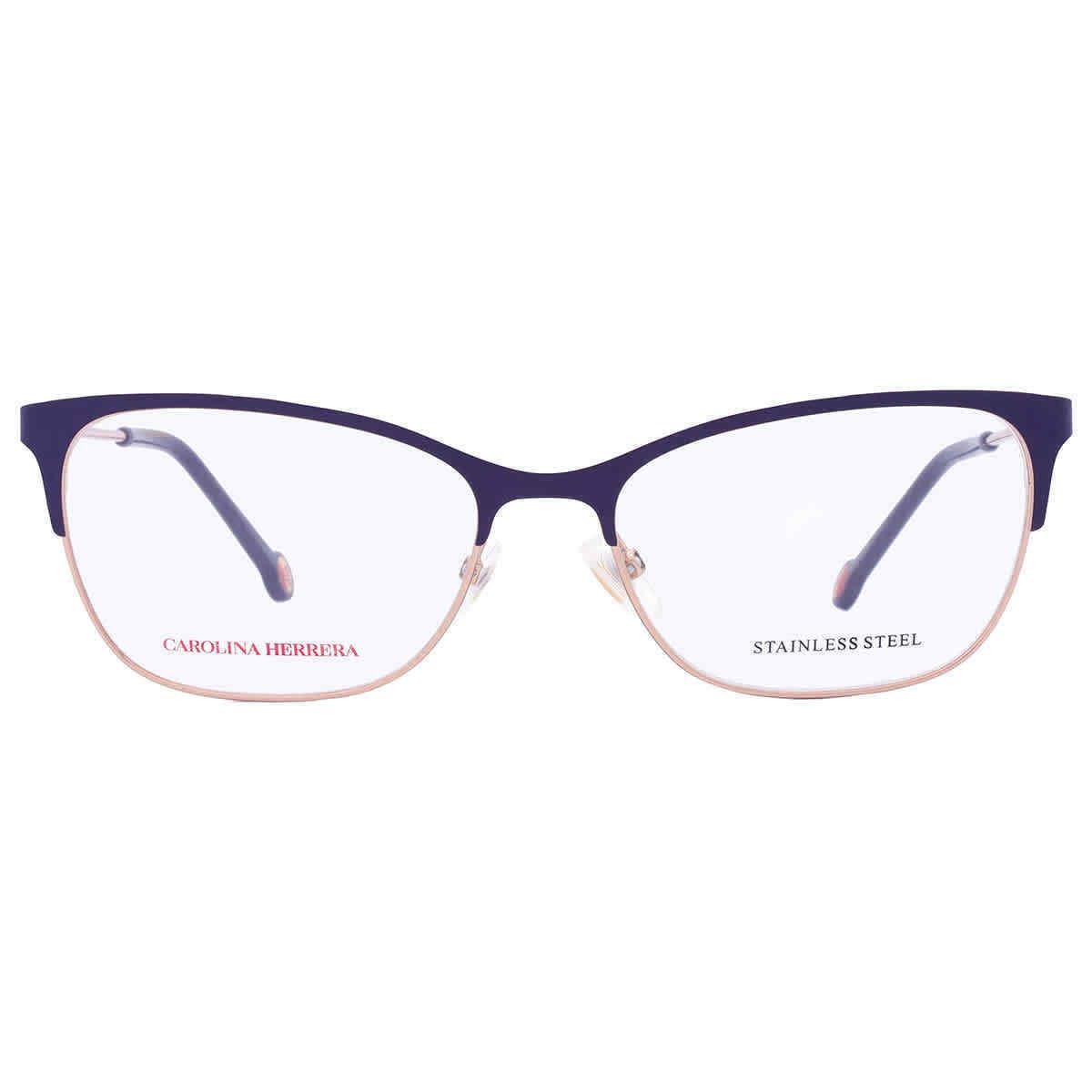 Carolina Herrera Demo Cat Eye Ladies Eyeglasses CH 0074 0LKS 53 CH 0074 0LKS 53