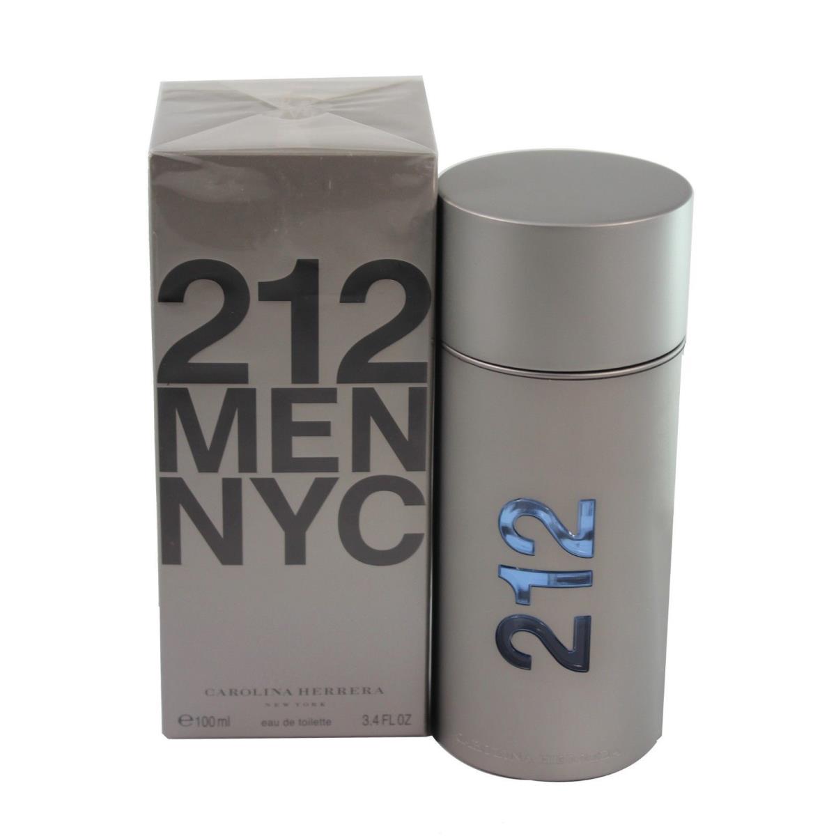 212 Men by Carolina Herrera For Men Nyc 3.4/3.3 oz 100 ml Edt Spray