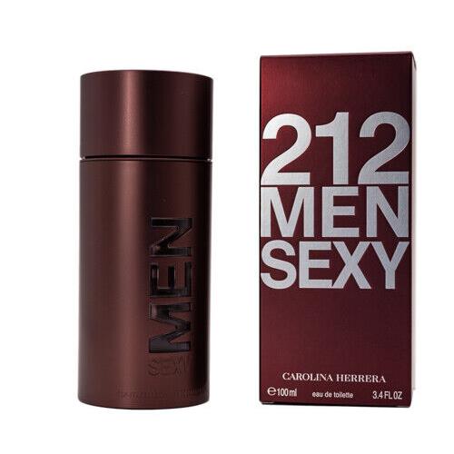 212 Sexy by Carolina Herrera 3.4 oz Edt Cologne For Men