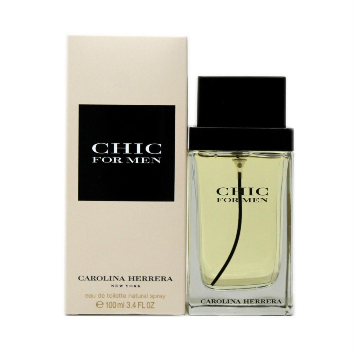 Carolina Herrera Chic For Men Eau DE Toilette Natural Spray 100 ML/3.4 Fl.oz