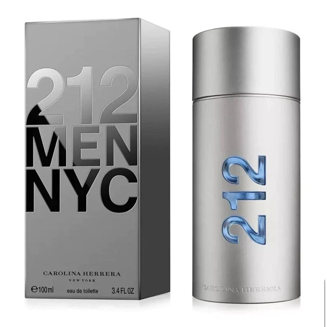 212 Men Nyc by Carolina Herrera 3.4oz Edt For Men Box