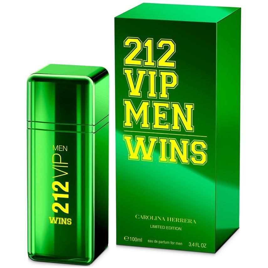 212 Vip Wins Carolina Herrera Men`s Edp Spray 3.4 oz Fragrances