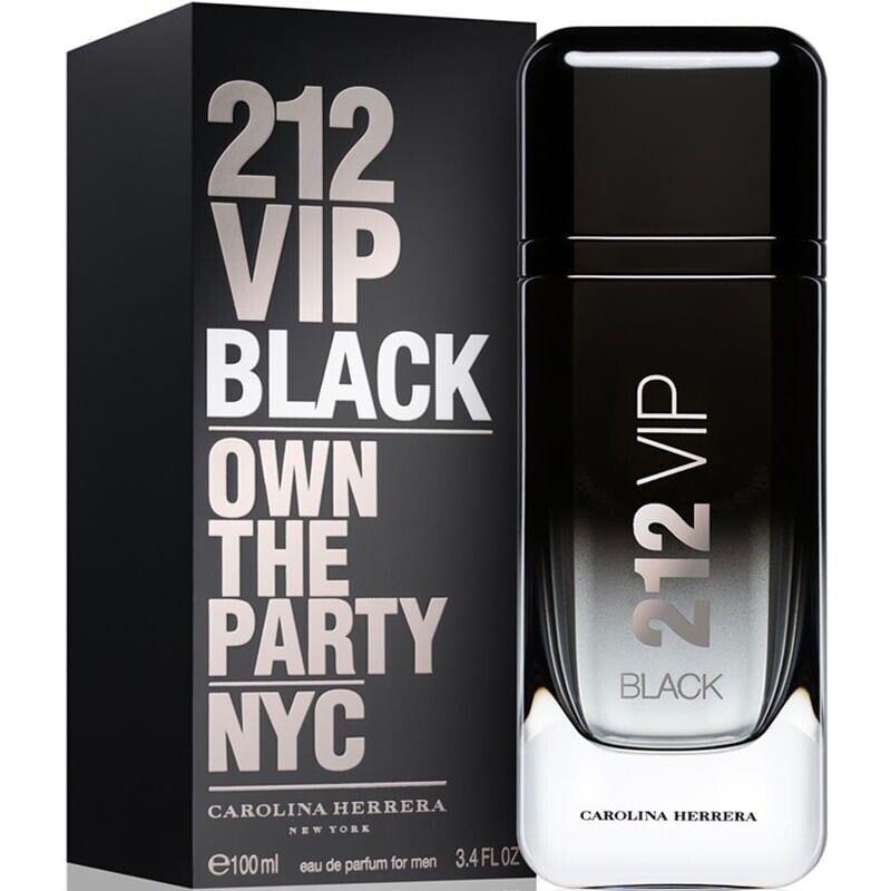 212 Vip Black by Carolina Herrera 3.4oz Edp For Men Box