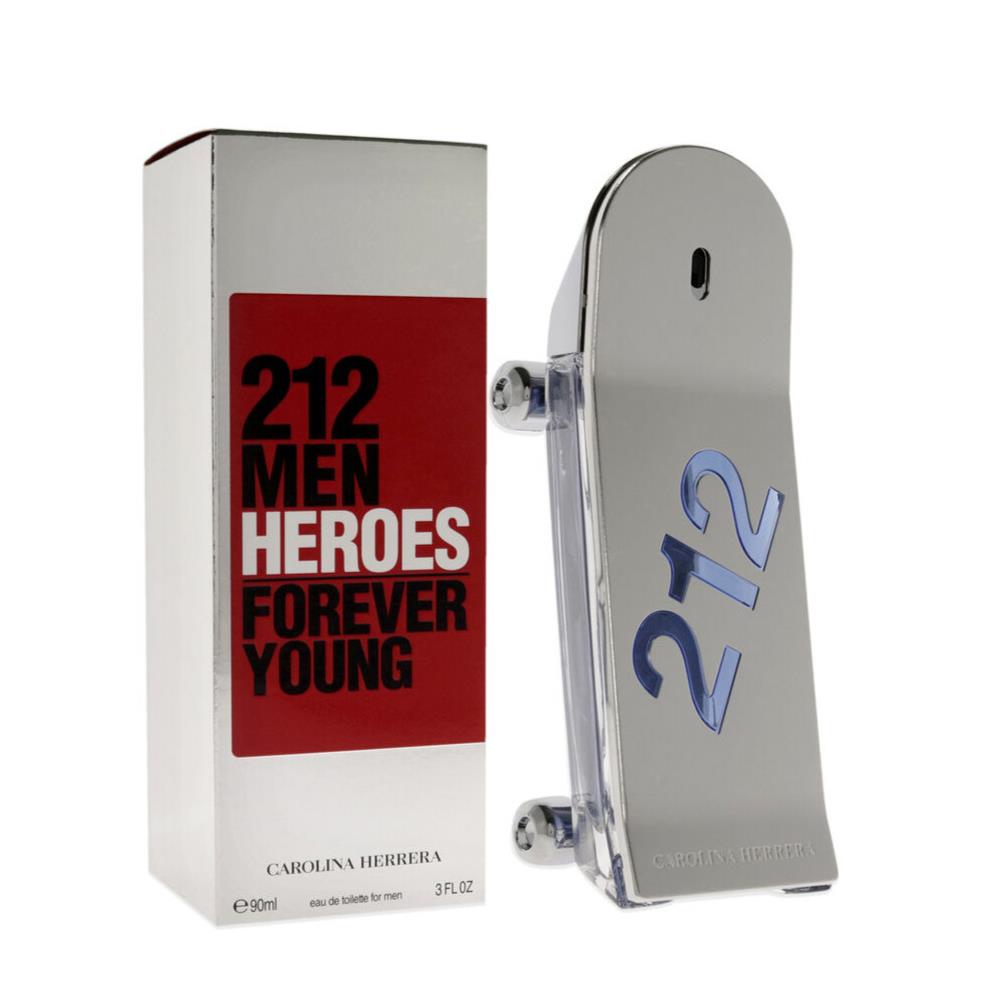 212 Men Heroes by Carolina Herrera Edt Spray For Men 3.0oz Box