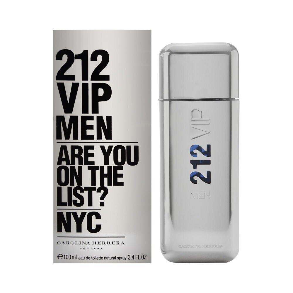 212 Vip Men BY Carolina Herrera 3.4 OZ Edt Spray Packaging