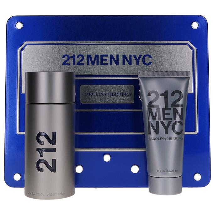 212 Men Nyc By Carolina Herrera For Men Set: Edt+shower Gel 3.4+3.4 oz