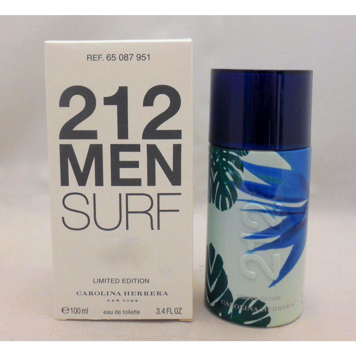 Carolina Herrera 212 Men Surf Eau DE Toilette Spray Ltd Edi 100ML / 3.4 Oz. T