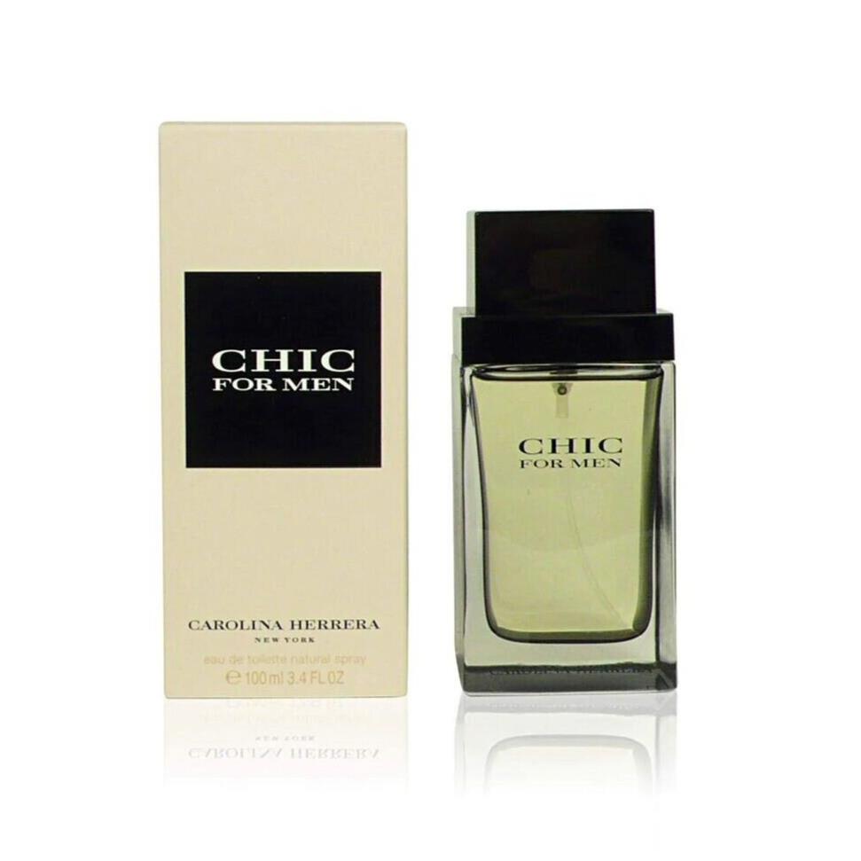 Chic by Carolina Herrera Eau de Toilette For Men 3.4oz