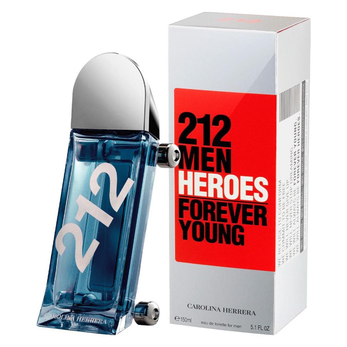 Carolina Herrera 212 Heroes Forever Young 5.1 oz Edt Spray For Men