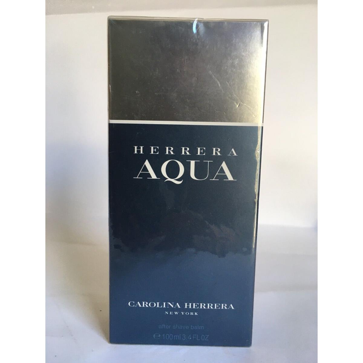 Herrera Aqua 3.4oz After Shave Balm Rare