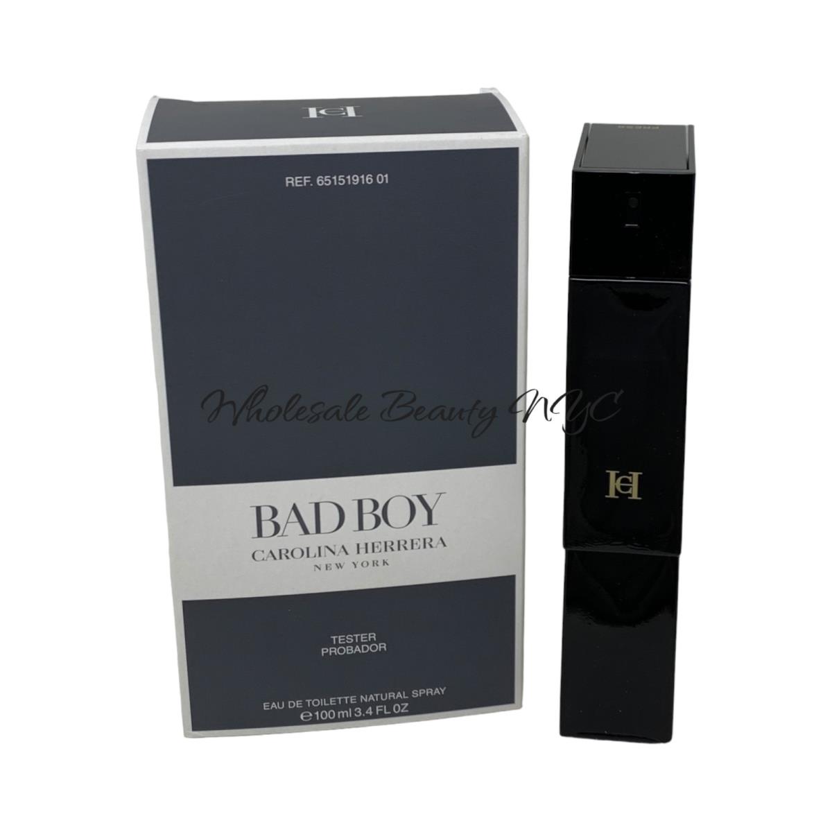 Bad Boy Carolina Herrera Eau de Toilette Natural Spray 3.4 Oz/100 Ml