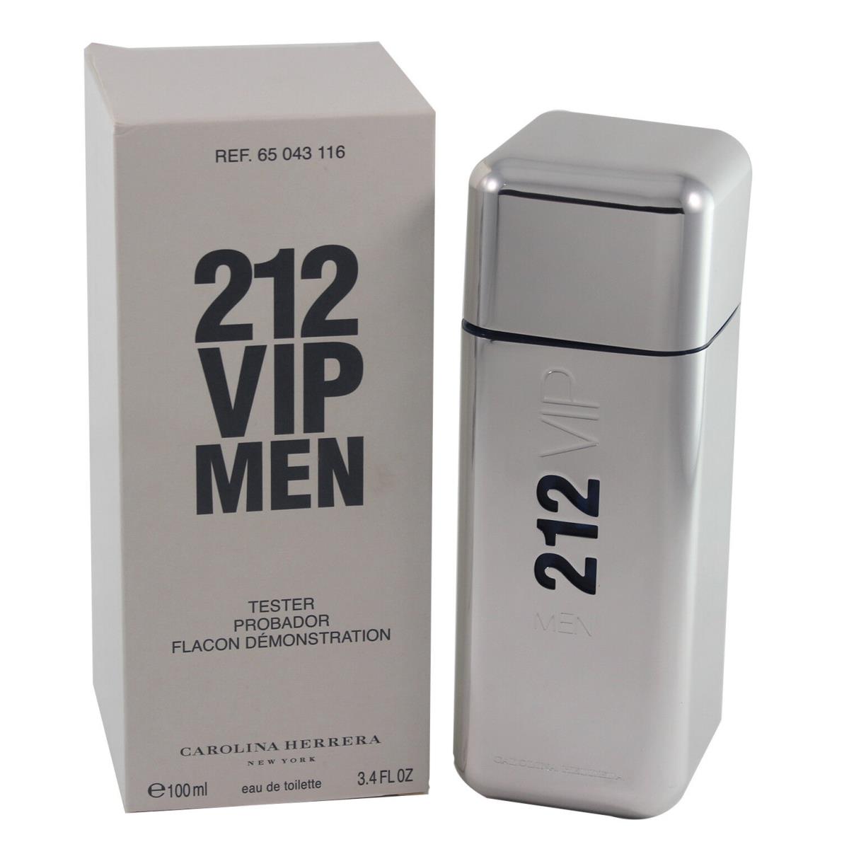 212 Vip Men By Carolina Herrera Tester 3.4 oz/100 ml Edt Spary In Tester