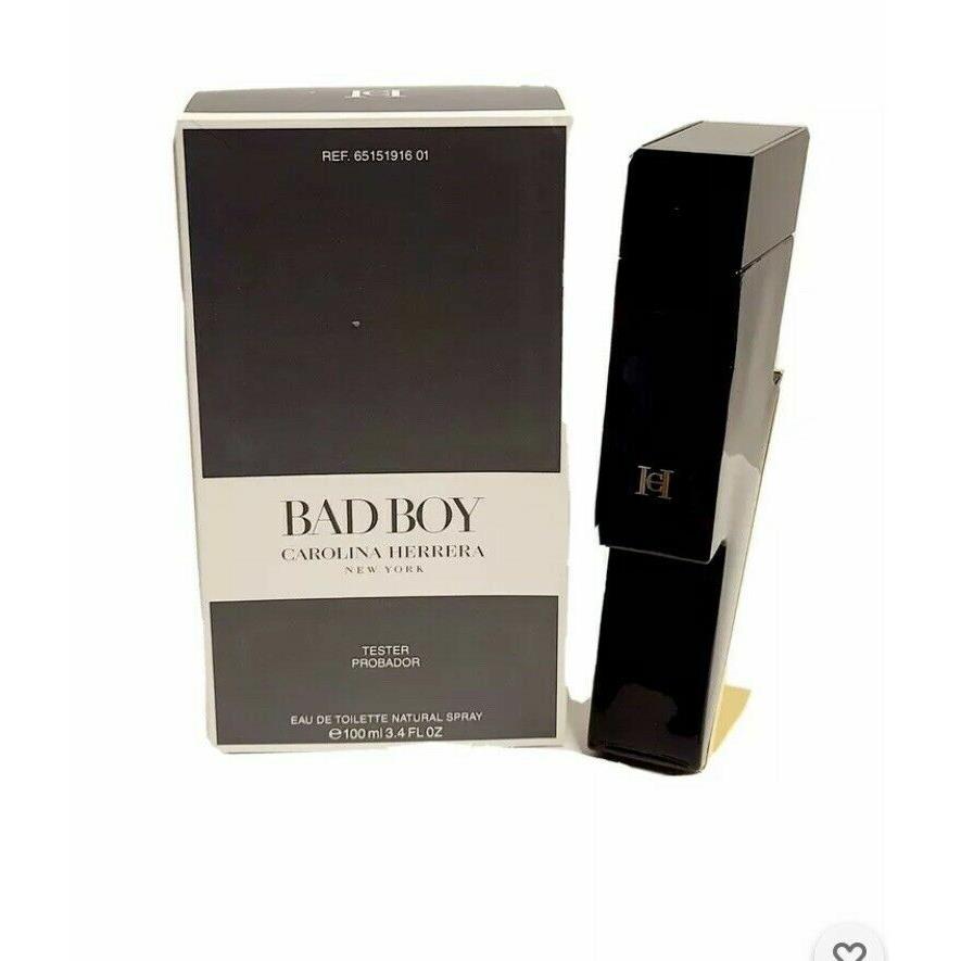 Bad Boy Carolina Herrera Men 3.4 Oz Eau de Toilette Spray Full as Pictured