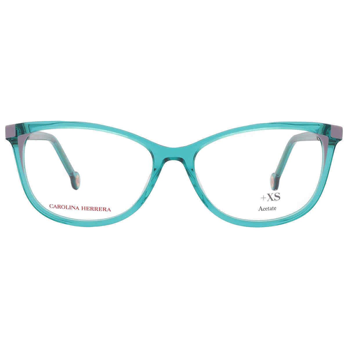 Carolina Herrera Demo Cat Eye Ladies Eyeglasses Her 0163 0JHD 53 Her 0163 0JHD