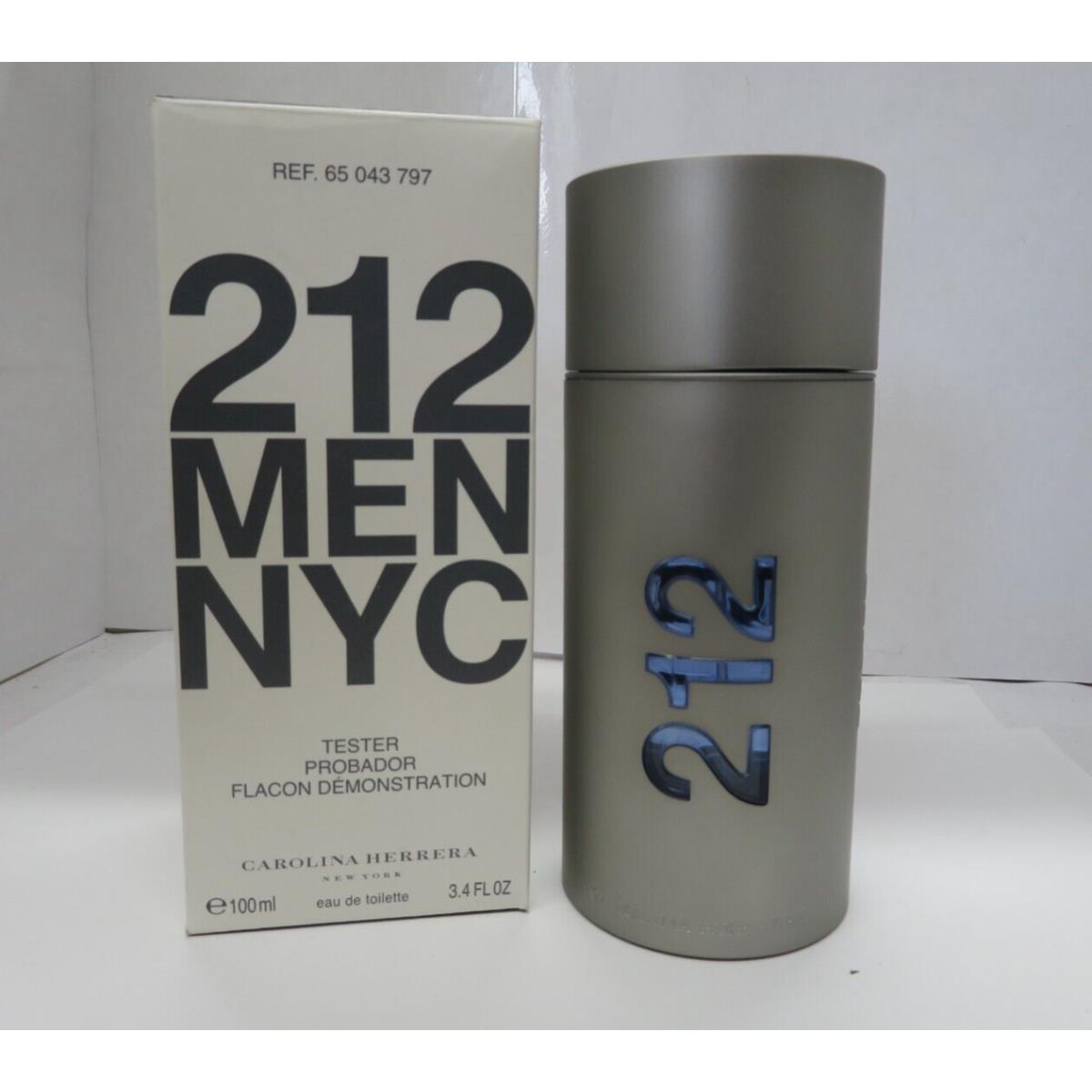 212 Men Nyc BY Carolina Herrera Eau DE Toilette Spray 3.4 FL OZ/100 ML TT Men