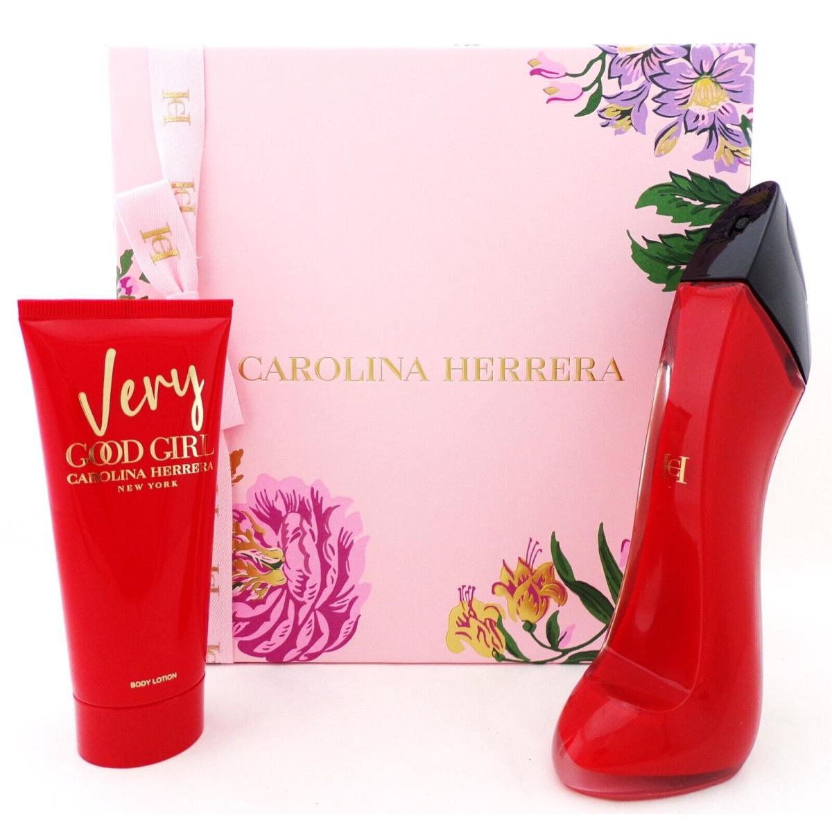 Girl by Carolina Herrera 2.7 oz Edp + 3.4 oz Body Lotion For Women Set