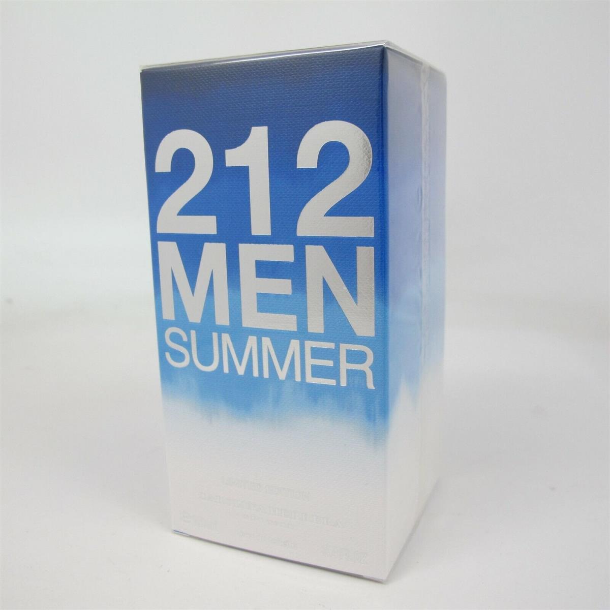 212 Men Summer by Carolina Herrera 100 Ml/ 3.4 oz Eau de Toilette Spray LE