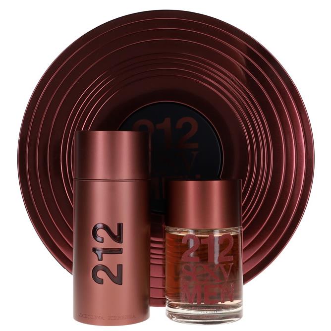 Carolina Herrera 212 Sexy Men By CH For Men Set: Edt+after Shave Lotion 3.4+3.4 oz Shopworn