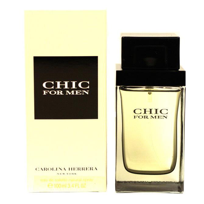 Chic Eau De Toilette Spray 3.4 Oz / 100 Ml For Men by Carolina Herrera