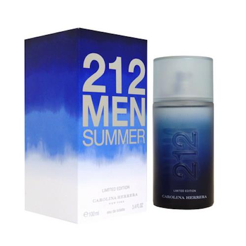 212 Summer by Carolina Herrera Men Cologne 100ml-3.4oz Edt Spray BL14