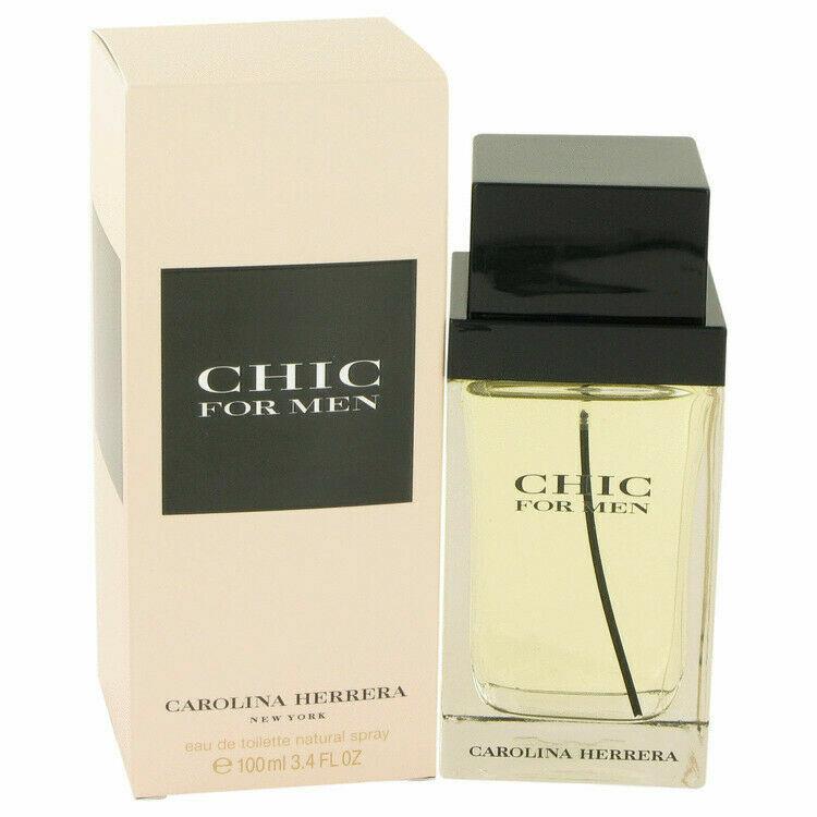 Chic by Carolina Herrera Eau De Toilette Spray 3.4 oz For Men