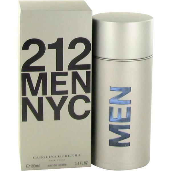 212 Men Nyc Carolina Herrera 3.3 oz / 100 ml Eau de Toilette Men Cologne Spray