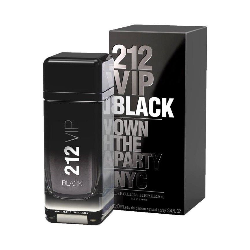 212 Vip Black Carolina Herrera 3.4 oz / 100 ml Edp Men Cologne Spray