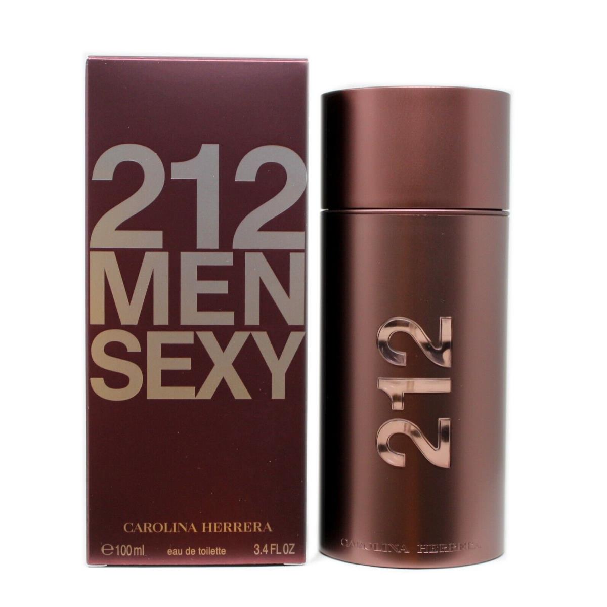 Carolina Herrera 212 Men Sexy Eau DE Toilette Natural Spray 100 ML/3.4 Fl.oz