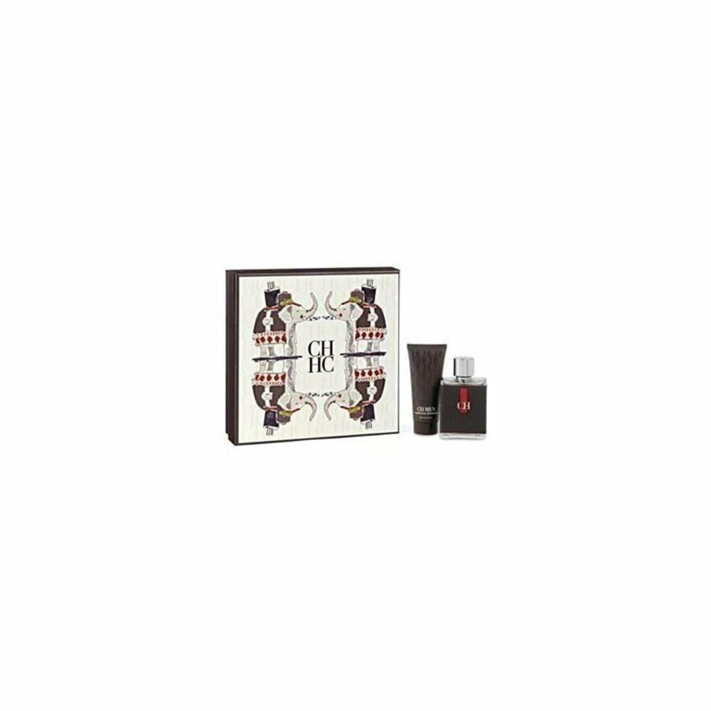 Carolina Herrera CH Men 2 Pcs Gift Set 3.4 oz Eau DE Toilette After Shave Balm