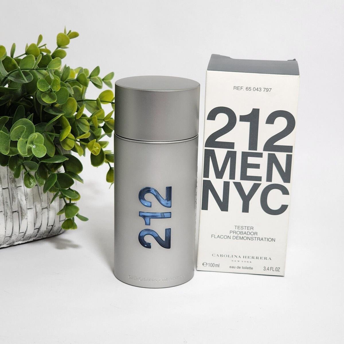 212 Men Nyc by Carolina Herrera 3.4 oz Edt Cologne For Men Tester Box