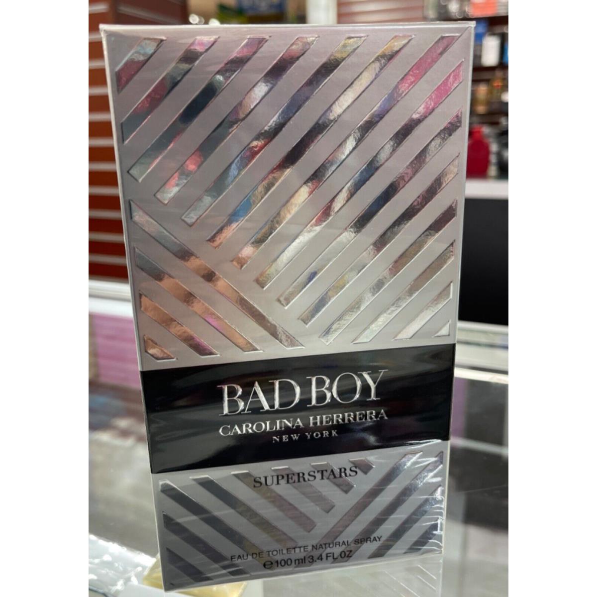 Bad Boy Superstars by Carolina Herrera 3.4 oz Edt Spray For Men Eau De Toilette