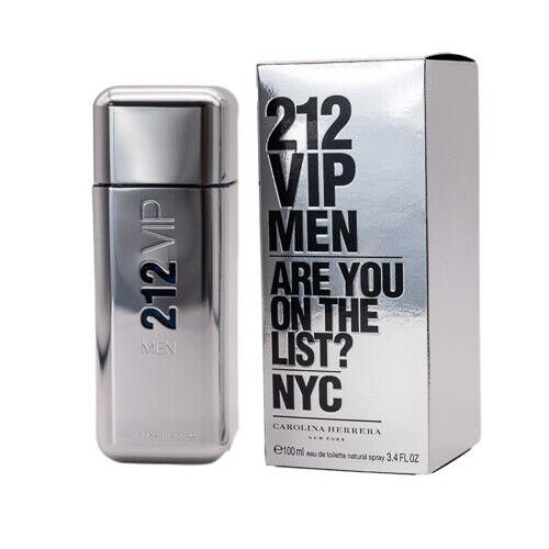 212 Vip by Carolina Herrera Cologne For Men 3.4 oz