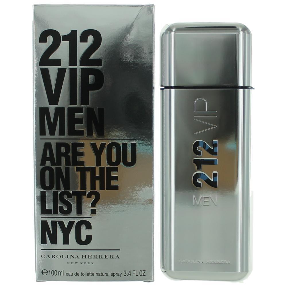 212 Vip by Carolina Herrera 3.4 oz Edt Spray For Men