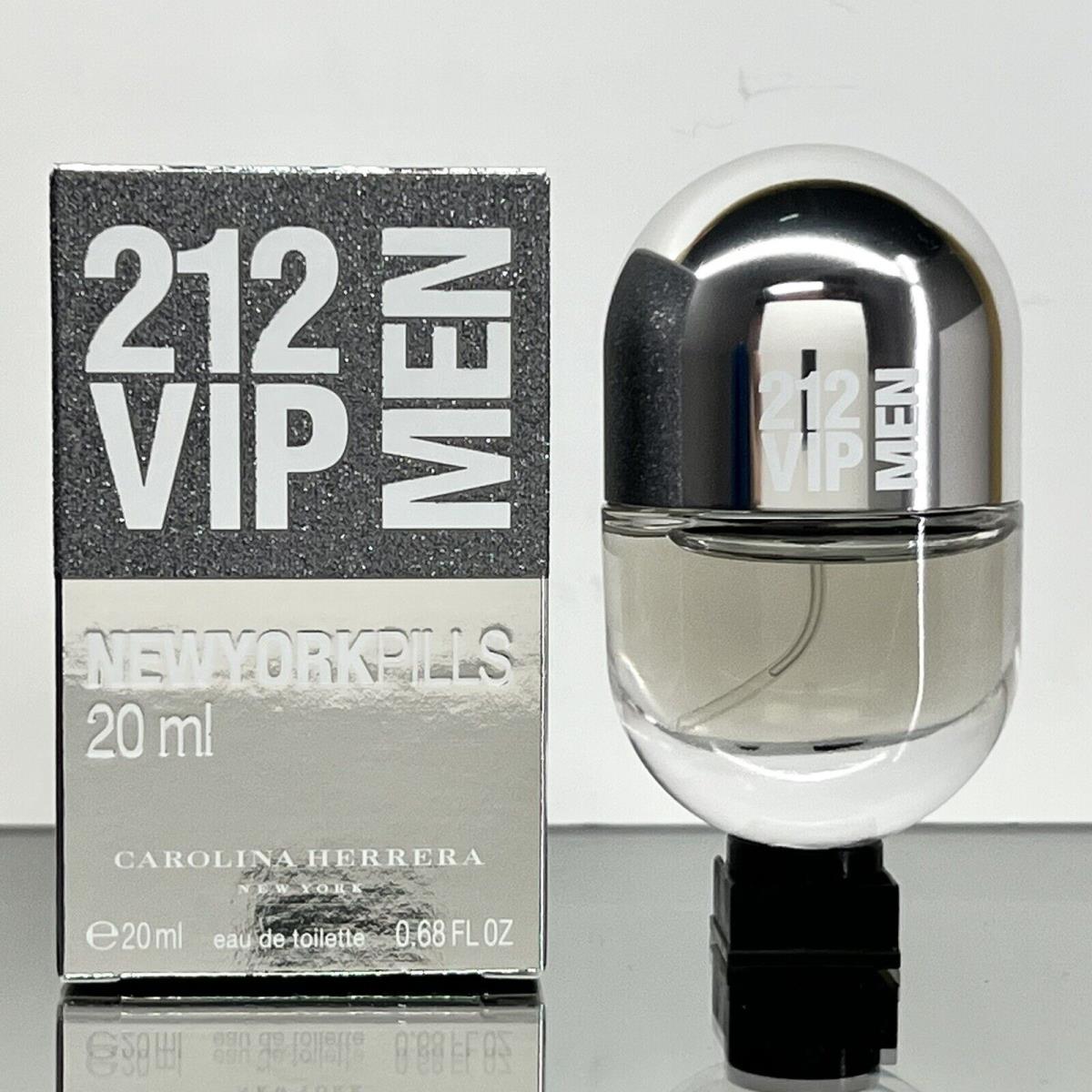 212 Vip Men Cologne by Carolina Herrera 20ml-0.68oz Edt Spr -ny Pill Edit- BA27