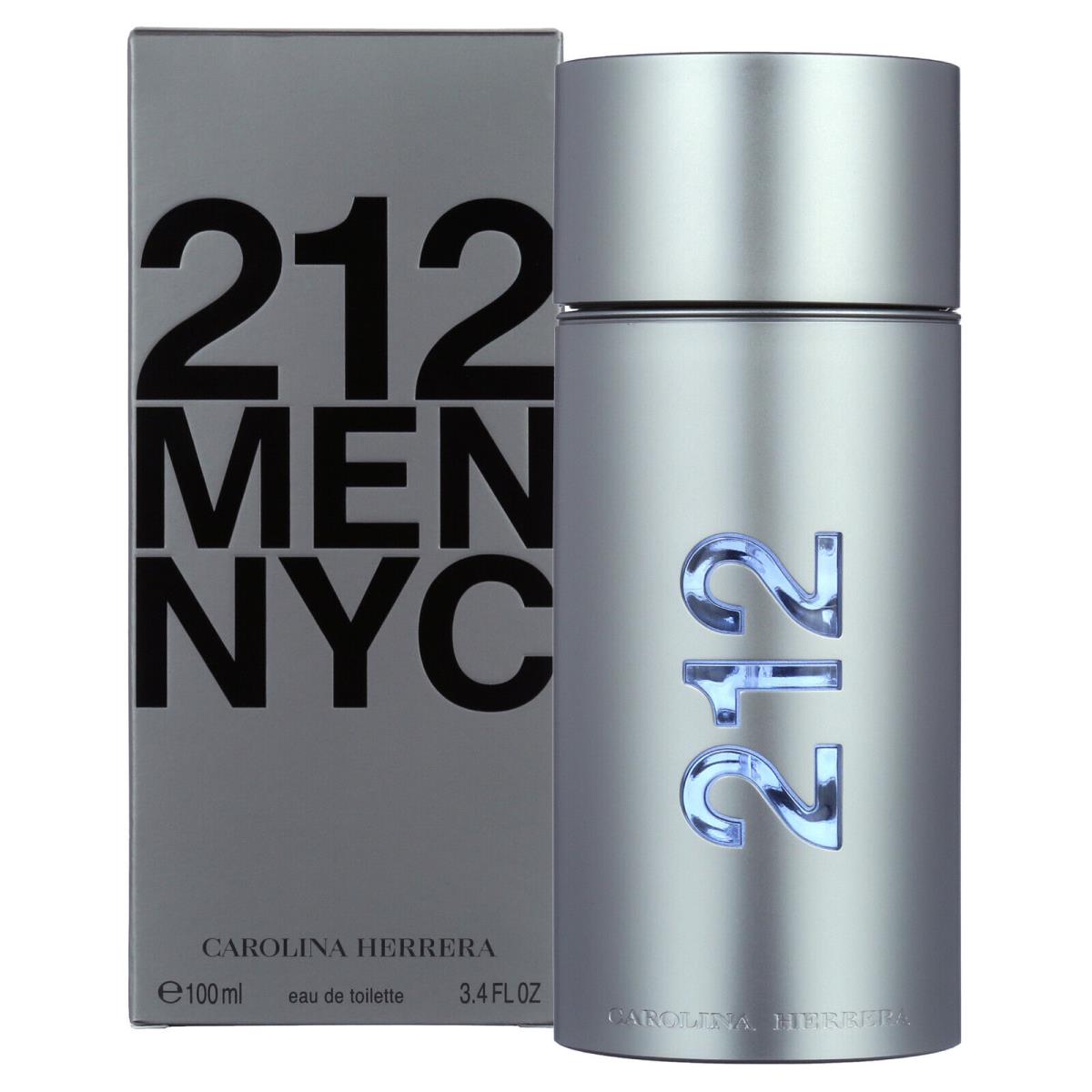 212 Nyc By Carolina Herrera Men 3.4 oz 100 ml Eau De Toilette Spray