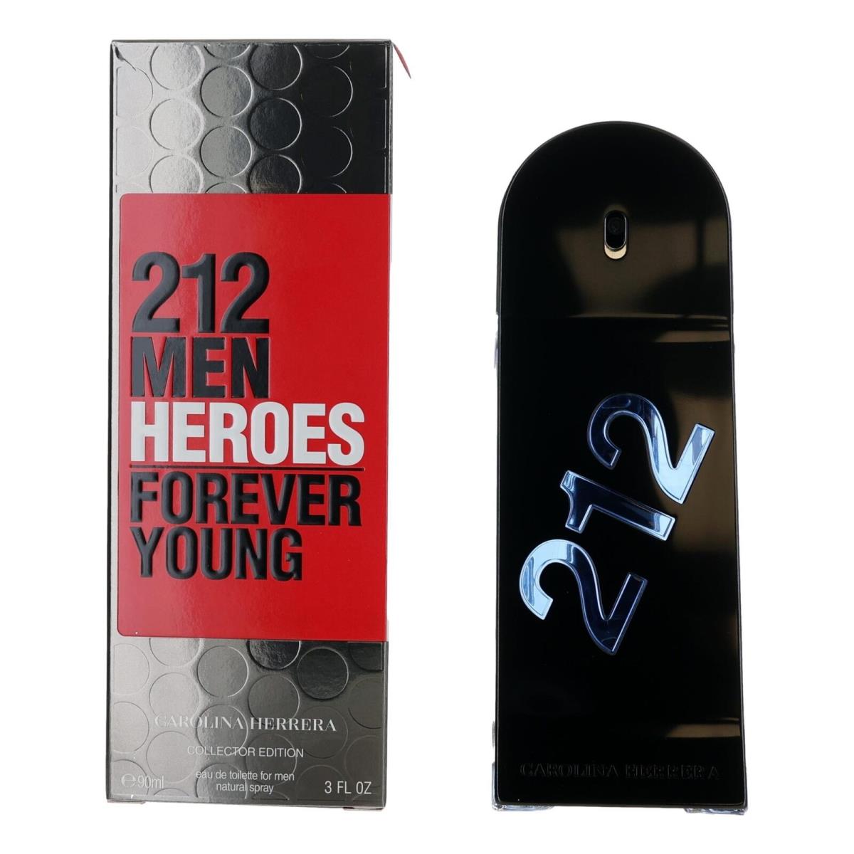 212 Heroes Forever Young by Carolina Herrera 3 oz Edt Spray For Men