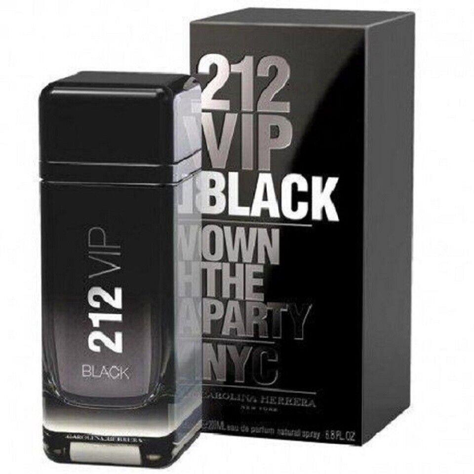 Carolina Herrera 212 Vip Black 6.8 Oz. 200ml Eau de Parfum Spray For Men