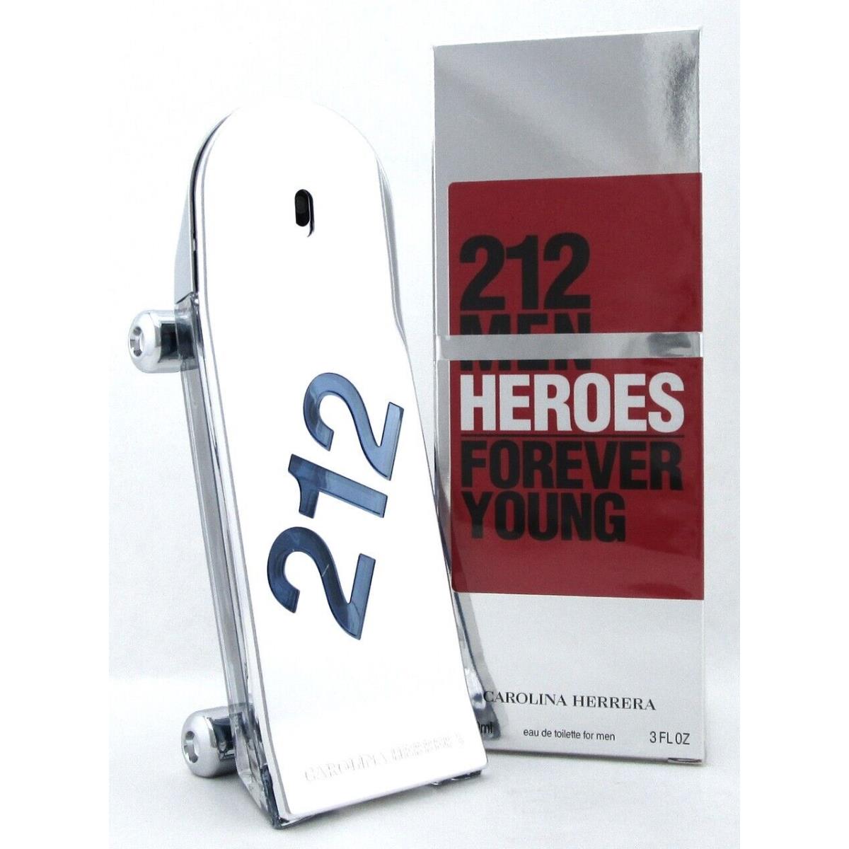 Carolina Herrera 212 Heroes Forever Young 3.0 Oz. 90ml Eau de Toilette Spray For Men