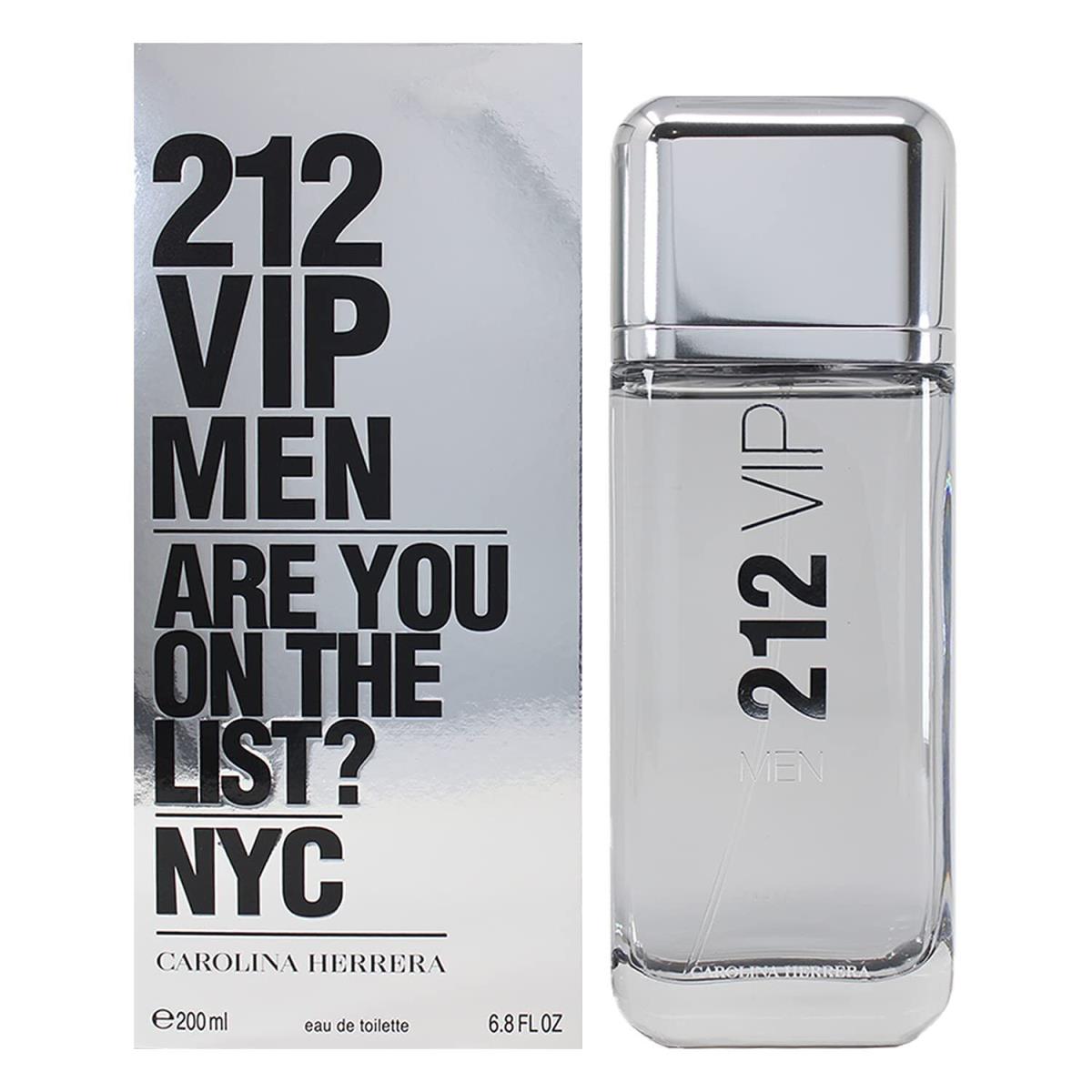 212 Vip Men by Carolina Herrera 6.8oz Edt For Men Box