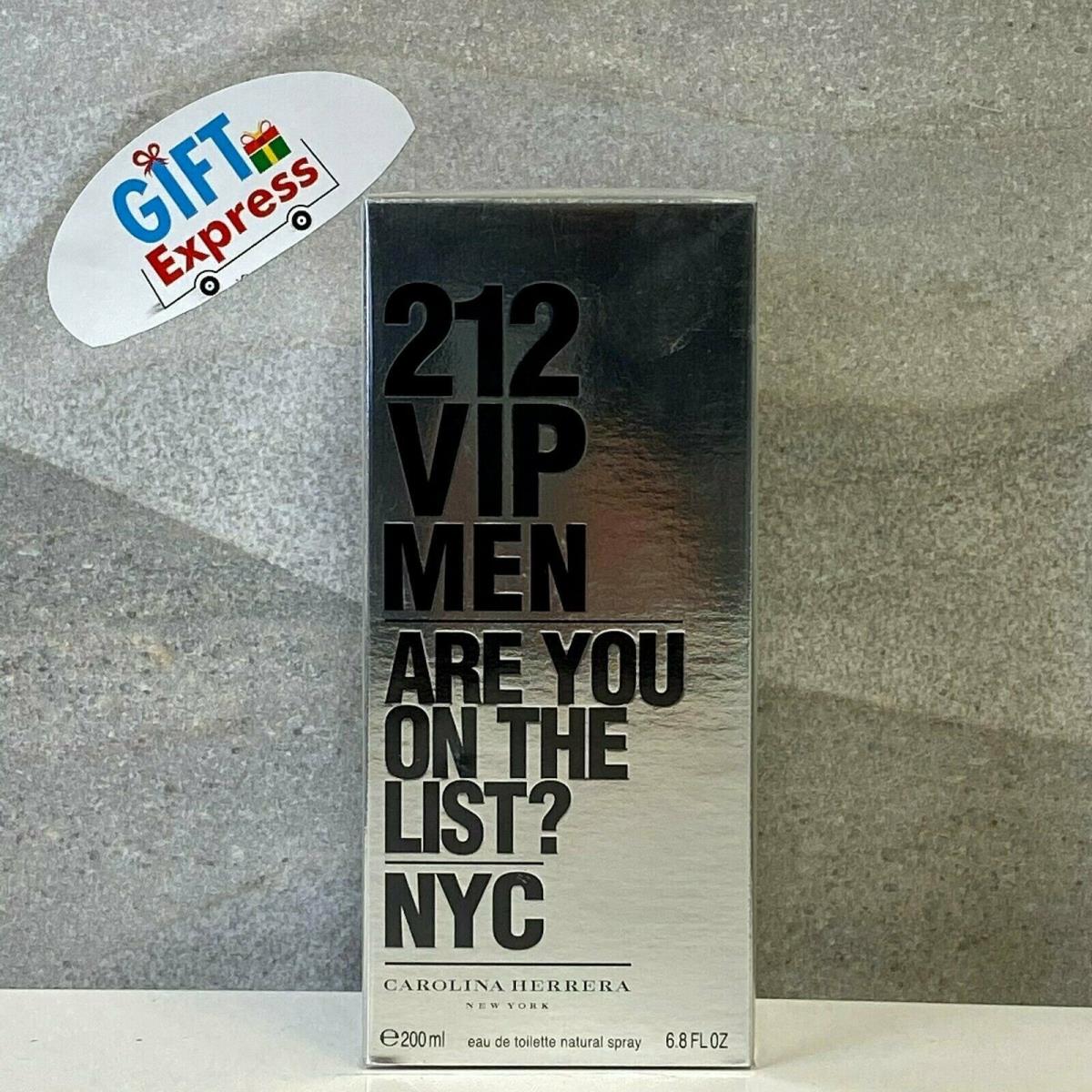 212 Vip Men by Carolina Herrera 6.7 oz / 6.8 oz / 200 ml Edt Spray Men Seal