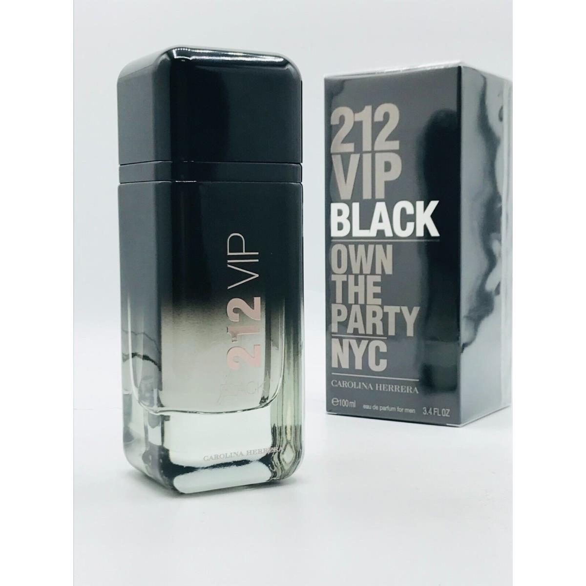 Carolina Herrera 212 Vip Black Men Parfum Spray 3.4 oz