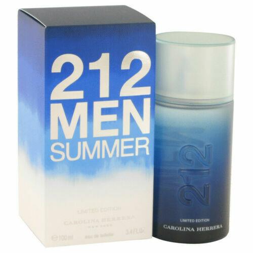 212 Summer 3.4 oz Edt Limited Edition by Carolina Herrera For Men