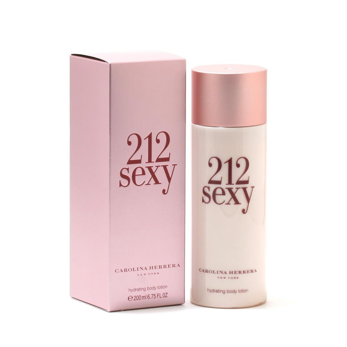 212 Sexy Carolina Herrera Hydrating Body Lotion For Women -6.75 OZ/200 ML - Rare