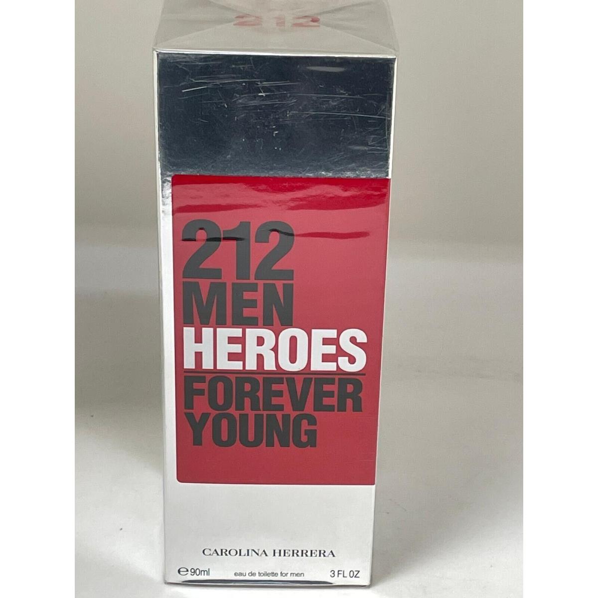 212 Heroes Forever Young by Carolina Herrera 3 oz Edt Spray For Men