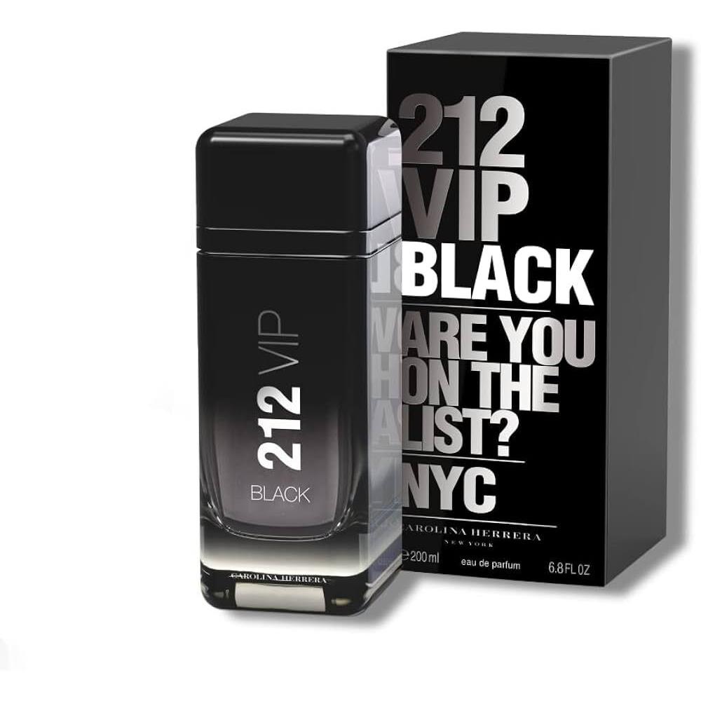 Carolina Herrera Men`s 212 Vip Black Edp Spray 3.4 oz Fragrances